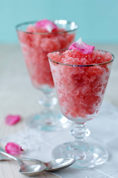 istock cold drink with roses, fresh and delicious 1215918880