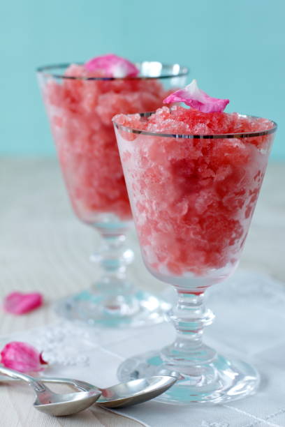 istock cold drink with roses, fresh and delicious 1215918970
