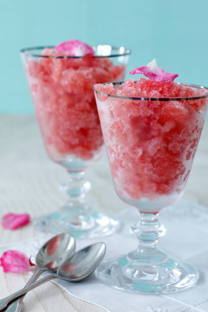 istock cold drink with roses, fresh and delicious 1215919097