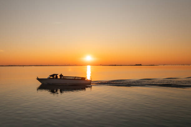 istock Sunset on Burano island in Venice 1215919797