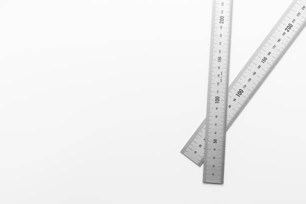 istock Stainless steel rules, Stainless steel ruler 1215922959
