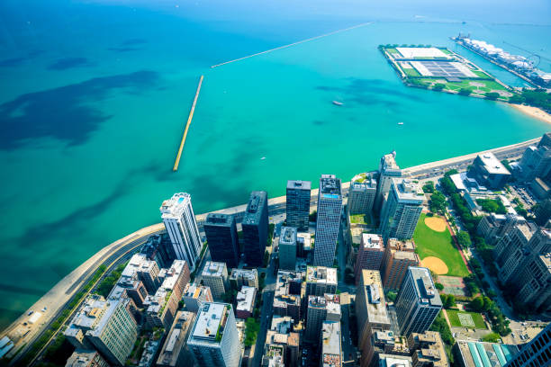 istock Chicago city skyline, USA 1215923788
