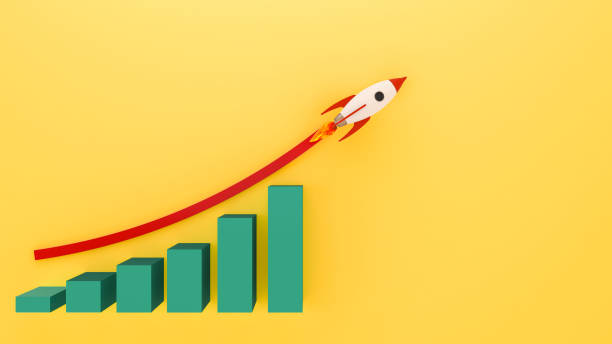 istock Business concept illustration.Rocket flying over cloud. Start up Business to aim target.3d rendring.Startup flat 3d isometric style technology businessTeam working on spaceship launch start up and big word. 1215925113