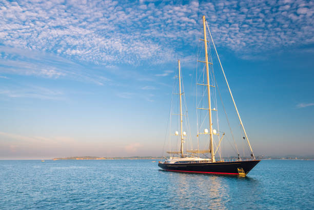 istock Luxury Sail boat in the beautiful ocean 1215925312