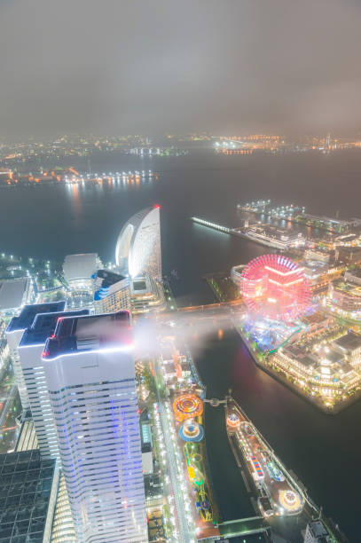 istock Night view of Yokohama 1215930204