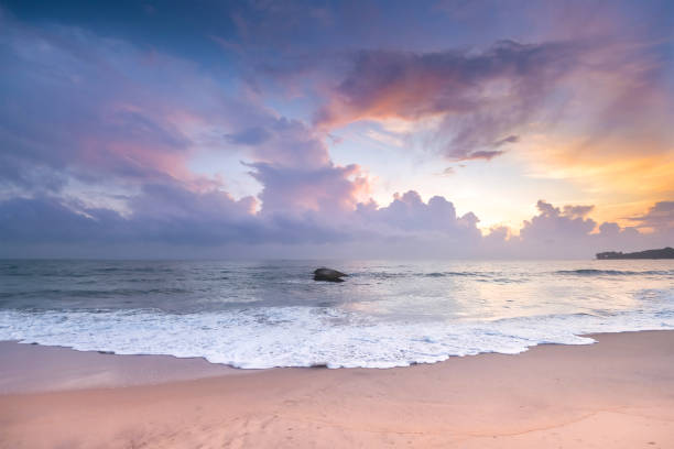 Beautiful beach landscape in Sri Lanka