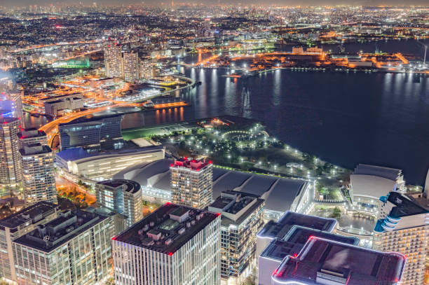 istock Night view of Yokohama 1215931887
