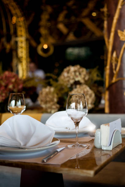 istock Luxury Table setting for christmas party, holidays, weddings, anniversaries 1215932955