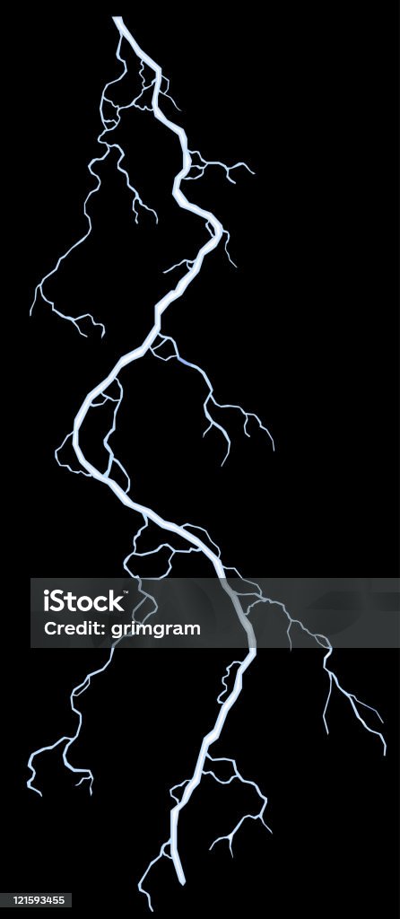 Lightning - arte vectorial de Clip Art libre de derechos