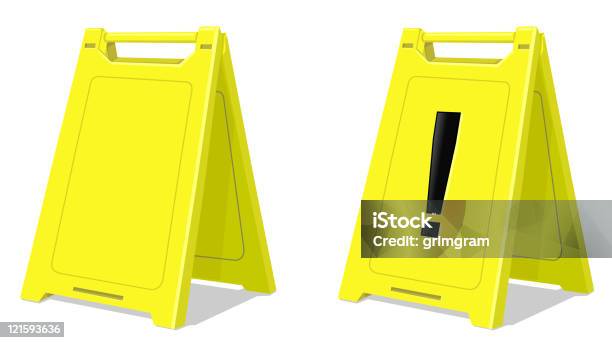 Vetores de Sinais De Alerta e mais imagens de Amarelo - Amarelo, Clip Art, Figura para recortar