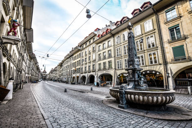 istock Fountain In Downtown Bern, Switzerland 1215936972