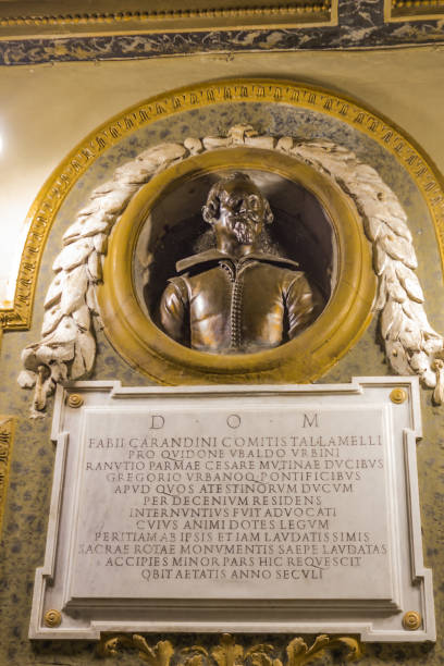 istock Rome. 10.11.2019,  Basilica of Saint Cosma and Damian. interior. 1215937112