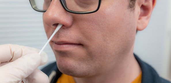 Nasal Swab medical test for Coronavirus and other viruses
