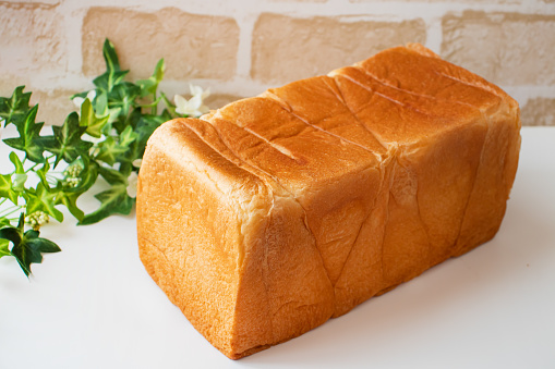 Whole wheat bread slices