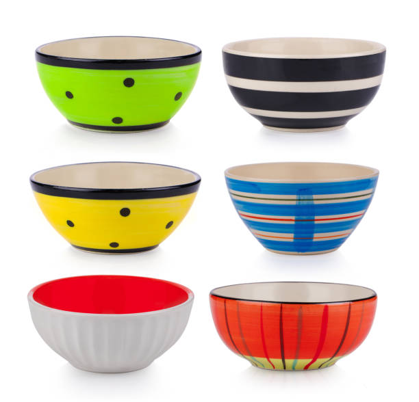 istock set of ceramic bowl isolated on white 1215942522