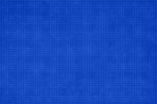 istock Vector Illustration of blue coloured smudged checkered grunge background 1215943881