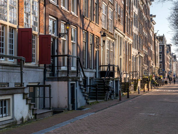 istock Dutch canal houses 1215944223