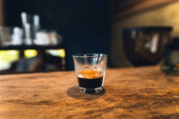 istock Coffee-Make,coffee from the machine at home 1215946430