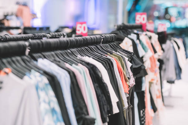 istock clothing store retail display in shopping mall 1215947088