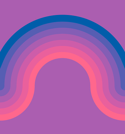 Rainbow blend line abstract design.