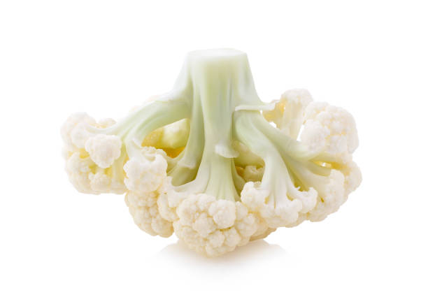 istock Cauliflower on white background. full depth of field 1215948248