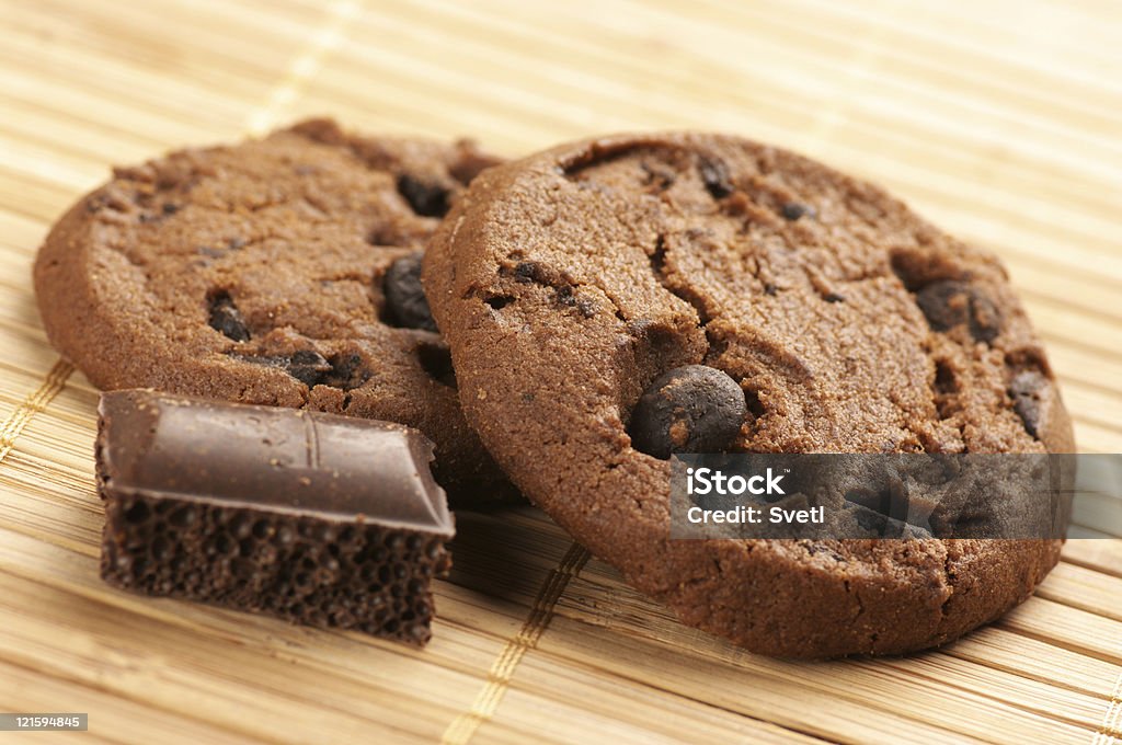 Chocolate cookies  Baked Stock Photo