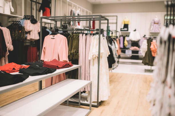 istock clothing store retail display in shopping mall 1215950113