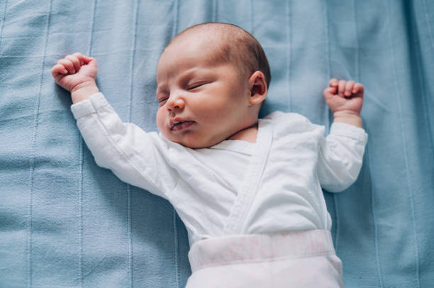 istock Cute newborn baby 1215950623