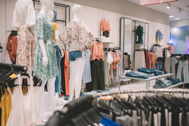 istock clothing store retail display in shopping mall 1215951794