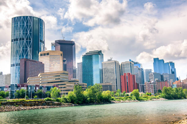 istock Modern architecture in Calgary city, Alberta, Canada 1215957531