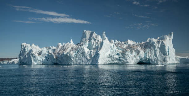 istock Beautiful landscape with large icebergs 1215958647