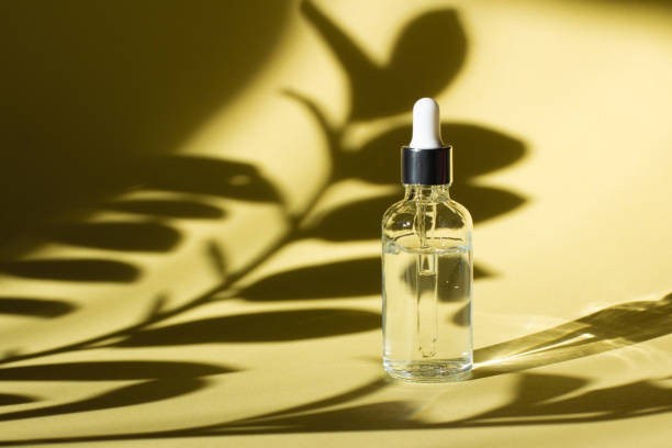 istock Cosmetic or medical bottle with pipette. 1215965395