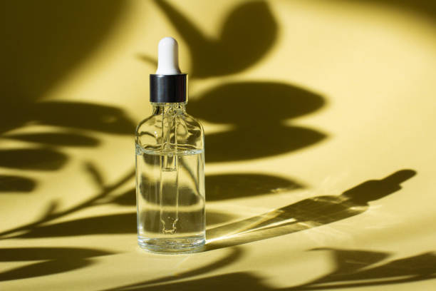 istock Cosmetic or medical bottle with pipette. 1215965396