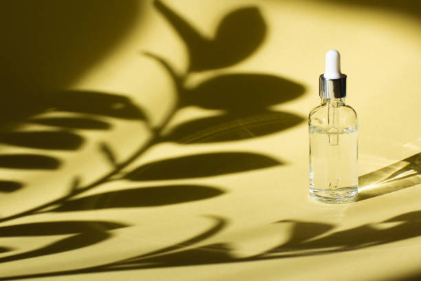 istock Cosmetic or medical bottle with pipette. 1215965398