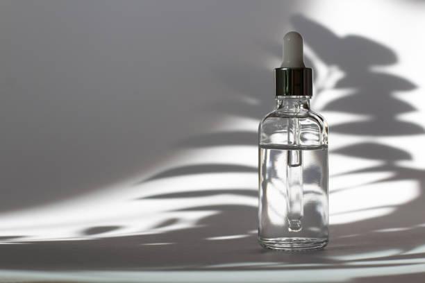 istock Cosmetic or medical bottle with pipette. 1215965400