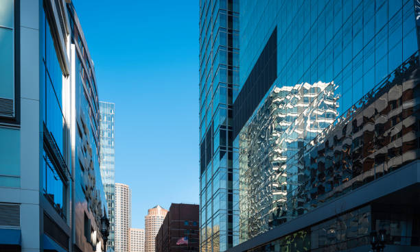 istock Cityscape and Reflections in Boston, Massachusetts 1215973498