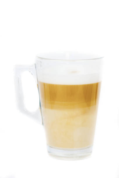 istock cup of cappuccino on a white background 1215975316