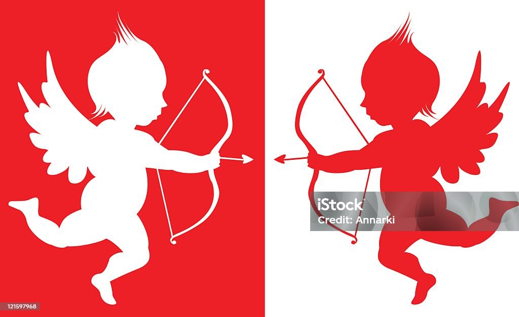 Cupidon - clipart vectoriel de Aile d'animal libre de droits