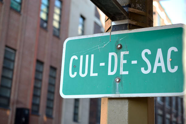 istock Dead end, close up - Cul de sac, close-up 1215986089