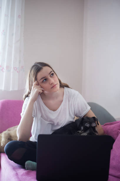 istock Young people studying and working from home during covid-19 crises 1216008441