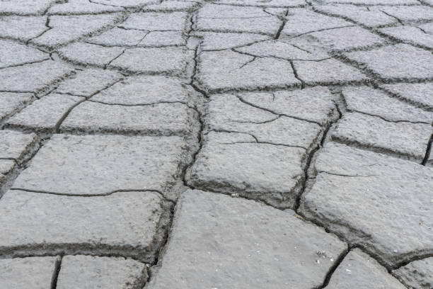 istock Dry cracked soil dirt. Dirty. 1216008464
