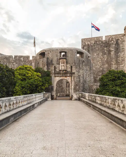 Photo of Dubrovnik Pile Gate in the morning