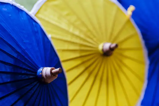 Umbrella factory in Chiang Mai, Thailand