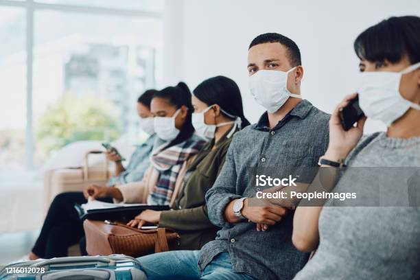 Never Underestimate The Importance Of Patience Stock Photo - Download Image Now - Protective Face Mask, Patient, Waiting
