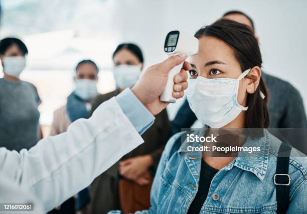 Will It Be Quarantine For You Stock Photo - Download Image Now - Coronavirus, Fever, Protective Face Mask