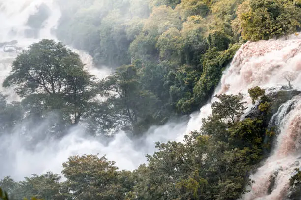 Photo of Shivanasamudra falls in Chamarajanagar District of the state of Karnataka, India