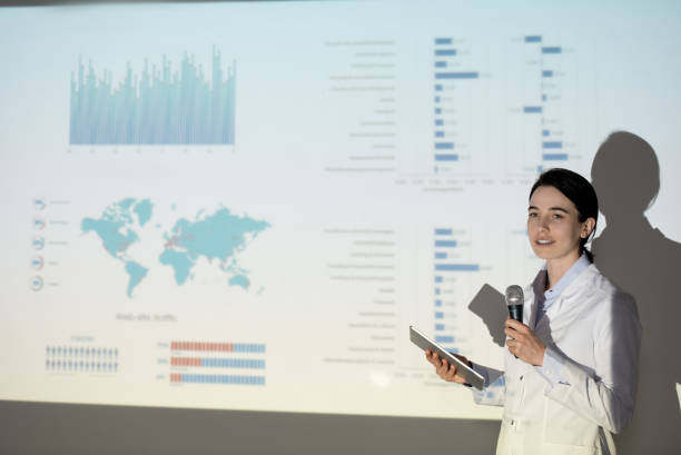 istock Medical student at conference 1216021172