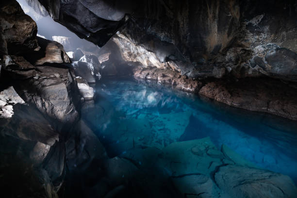istock Grjotagja Cave, Myvatn, iceland 1216022742