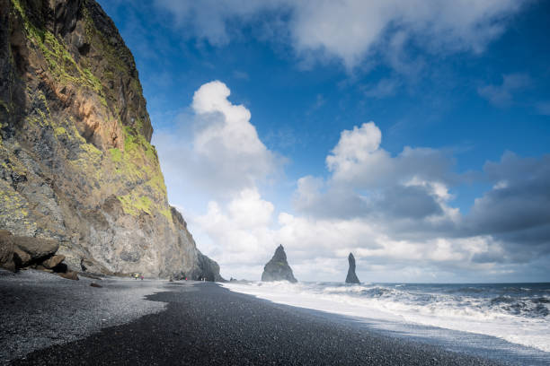 istock Reynisfjara Black Sand Beach in Vik, Iceland 1216023196