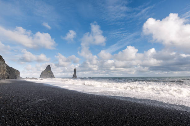 istock Reynisfjara Black Sand Beach in Vik, Iceland 1216023203